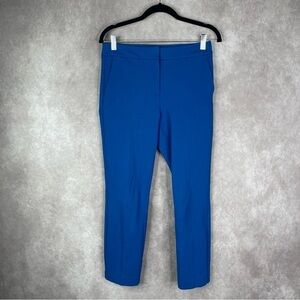 Boden Hampshire 7/8 Ponte Knit Straight Leg Ankle Pants In Blue Size 6P